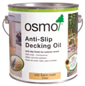 Osmo Decking Oil Anti-slip 430 Clear Satin  0.75L or 2.5Ltr