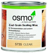 Osmo End Grain Sealing Wax Clear 5735  0.375L
