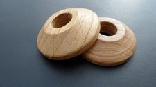 x2 (OC) Oak Lacquered Pipe Covers/ Rad Rings/ Pipe Rose/ Collar- 15mm
