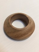x 1 34mm Hole Oak Lacquered Pipe Cover