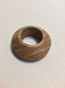 x 1 28mm Hole Oak Lacquered Pipe Cover