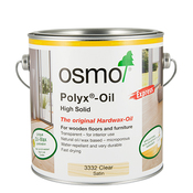 Osmo Polyx Hardwax Oil Express - Clear Satin 3332 (Choose Size)