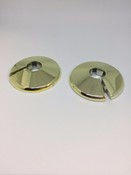 PCG15 Talon Plastic Gold Effect Pipe Cover For 15mm Pipes - Set of 2
