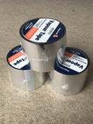 Gripperrods Underlay Silver Vapour Tape x 3 Rolls