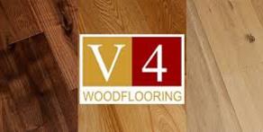 V4 wood flooring logo