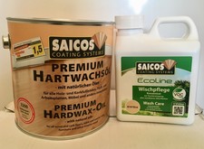 Sacios Premium Hardwax Oil 2.5Ltr + Ecoline Wash & Care 1Ltr (Choose Finish)