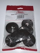 Talon (PCE15/10) 15mm Ebony Pipe Covers Pack of 10