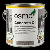 Osmo Concrete Interior Oil Clear Satin 610 - Choose 2.5Ltr or 0.75Ltr