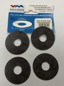 Pack of 4 Self Adhesive Pipe Covers Radiator Rings Slate Grey FC37