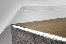 Stairrods Ali Top Nose - Chrome 90cm For Laminate Flooring