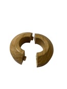 x 1 20mm Hole Oak Lacquered Pipe Cover