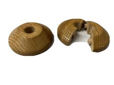 x2 (OC) 10mm Oak Microbore Oiled Pipe Covers/ Rad Rings/ Pipe Rose/ Collar