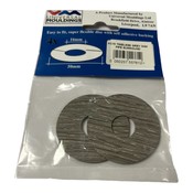 Pack of 4 Self Adhesive Pipe Covers Radiator Rings Timeless Grey Oak - FC78