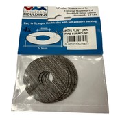 Pack of 4 Self Adhesive Pipe Covers Radiator Rings Flint Oak - FC75